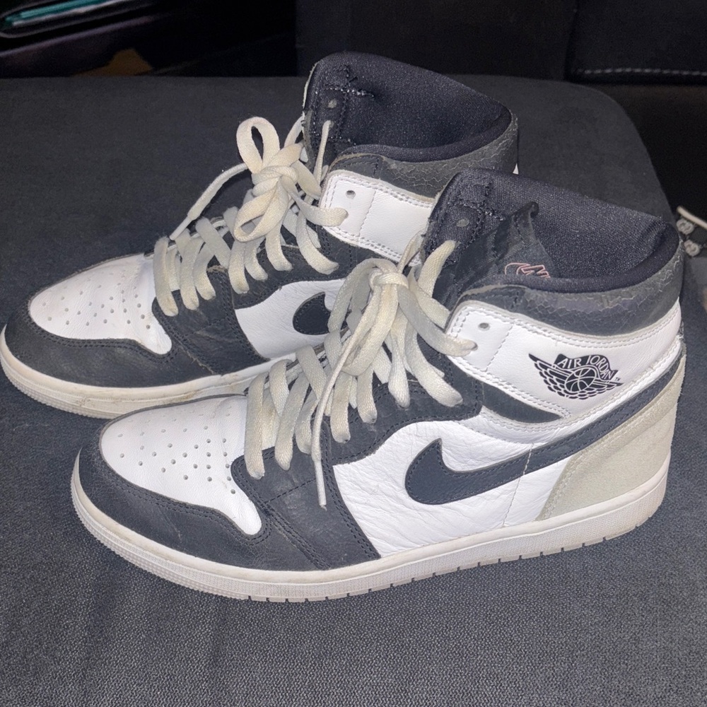 Nike Black and White High-Top Sneakers
